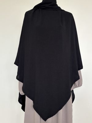 Khimar Long Jazz Noir
