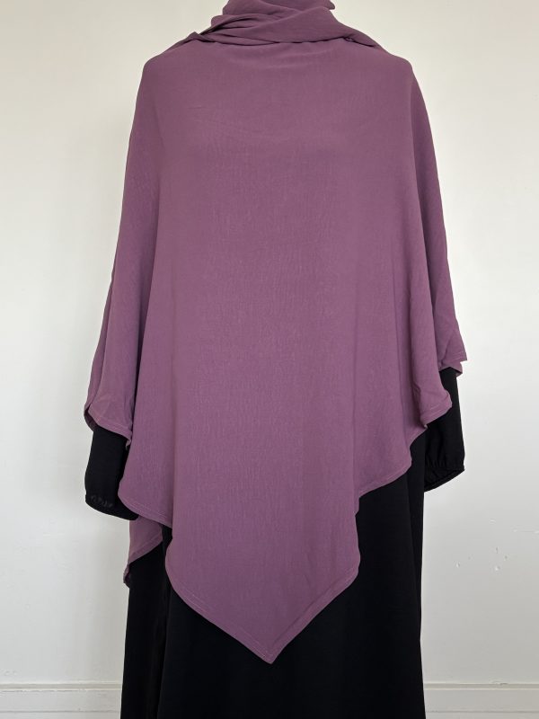 Khimar Jazz Long Violet Pâle